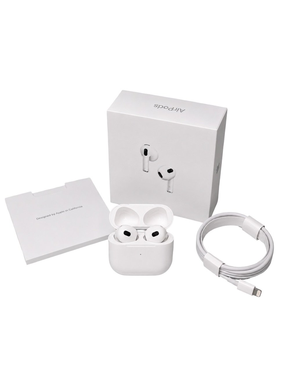 Apple AirPods Pro (White) - 3rd Generation Magsafe charging case (OPEN BOX)